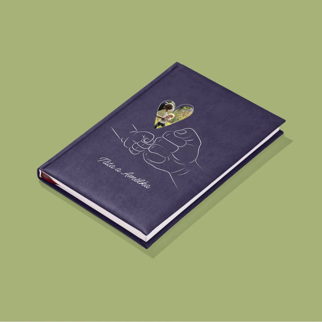 Fotka S Textem: Táta Dítě Ručička - Zápisník