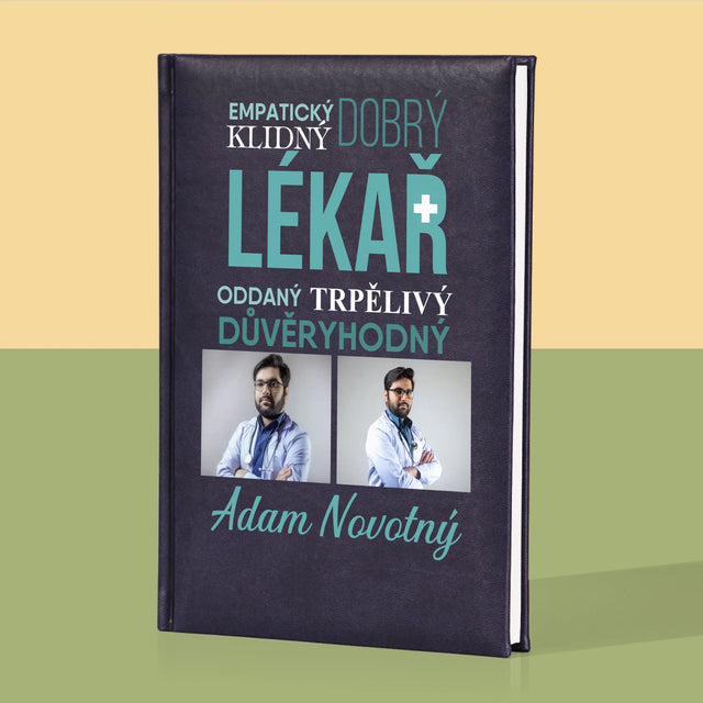 Fotokoláž: Lékař Vlastnosti - Zápisník