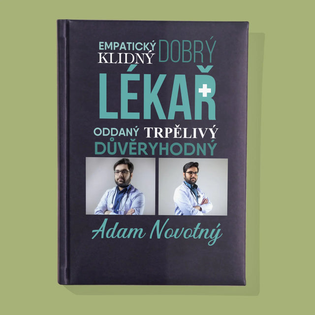 Fotokoláž: Lékař Vlastnosti - Zápisník