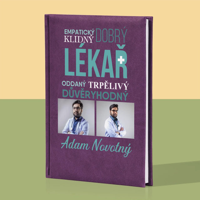 Fotokoláž: Lékař Vlastnosti - Zápisník