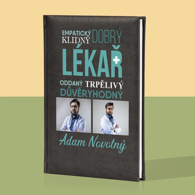 Fotokoláž: Lékař Vlastnosti - Zápisník