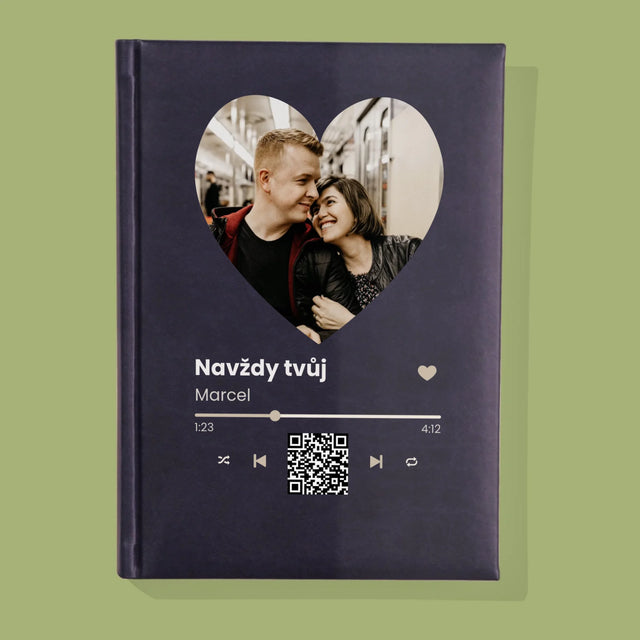 Fotka S Textem: Naše Píseň Na Qr - Zápisník