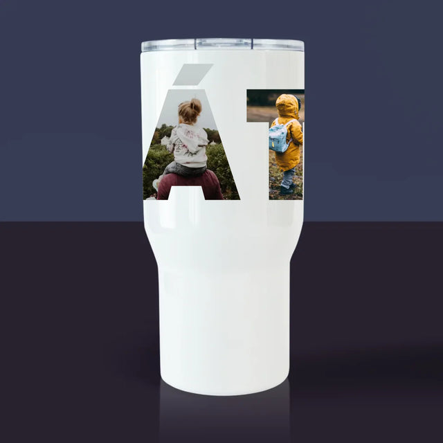 Slovo Z Fotek: Táta Z Tvých Fotek - Termohrnek Bílý