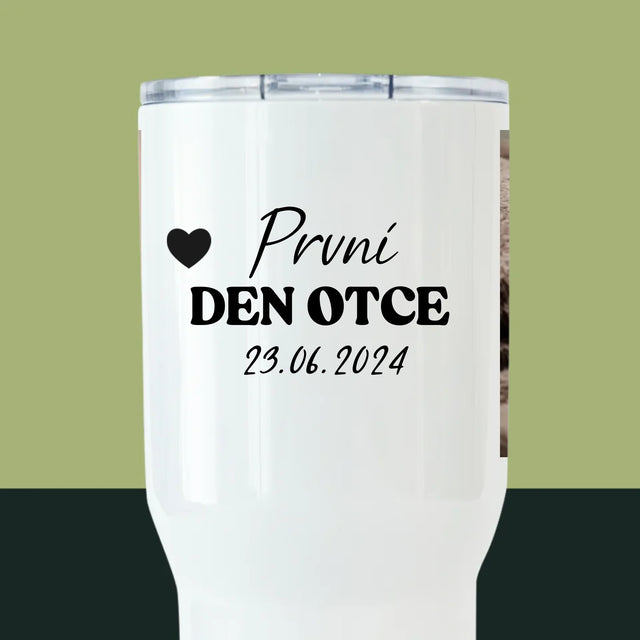 Fotka S Textem: První Den Otce - Termohrnek Bílý