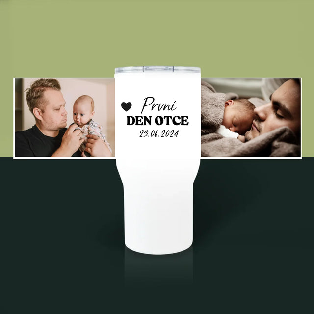 Fotka S Textem: První Den Otce - Termohrnek Bílý