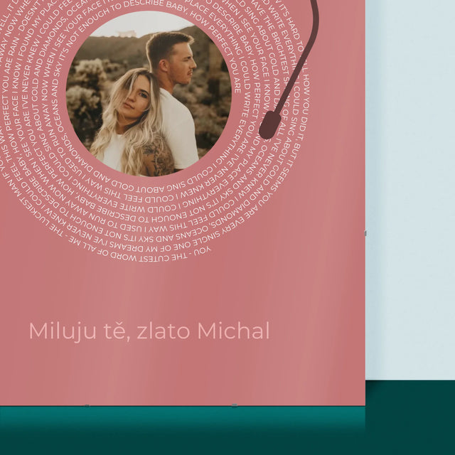 Fotka S Textem: Naše Píseň Na Lp - Plakát