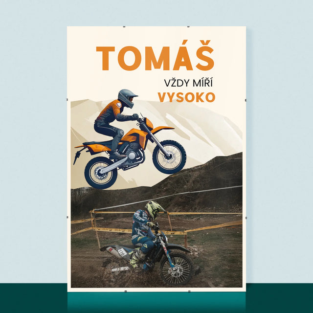 Fotka S Textem: Vždy Míří Vysoko - Plakát