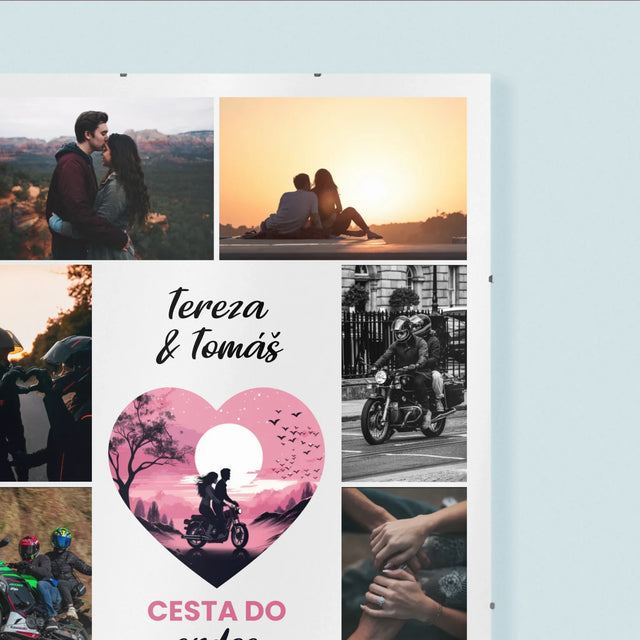 Fotokoláž: Cesta Do Srdce  - Plakát