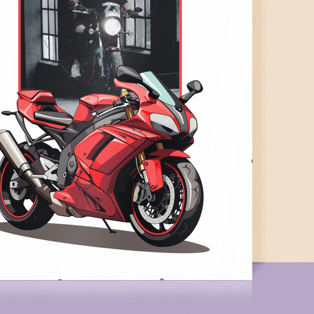 Fotka S Textem: Zrozený K Jízdě  - Plakát