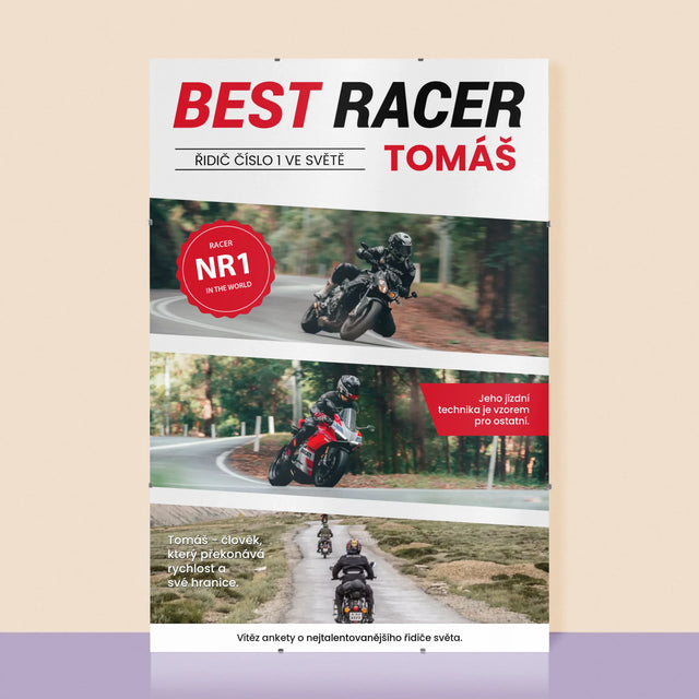 Obálka Časopisu: Best Racer - Plakát