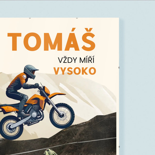 Fotka S Textem: Vždy Míří Vysoko - Plakát