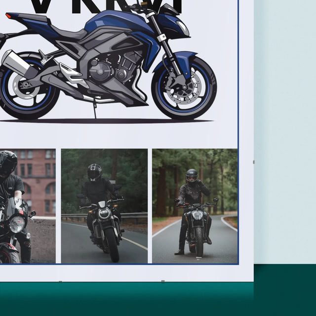 Fotokoláž: Jízdu Má V Krvi - Plakát