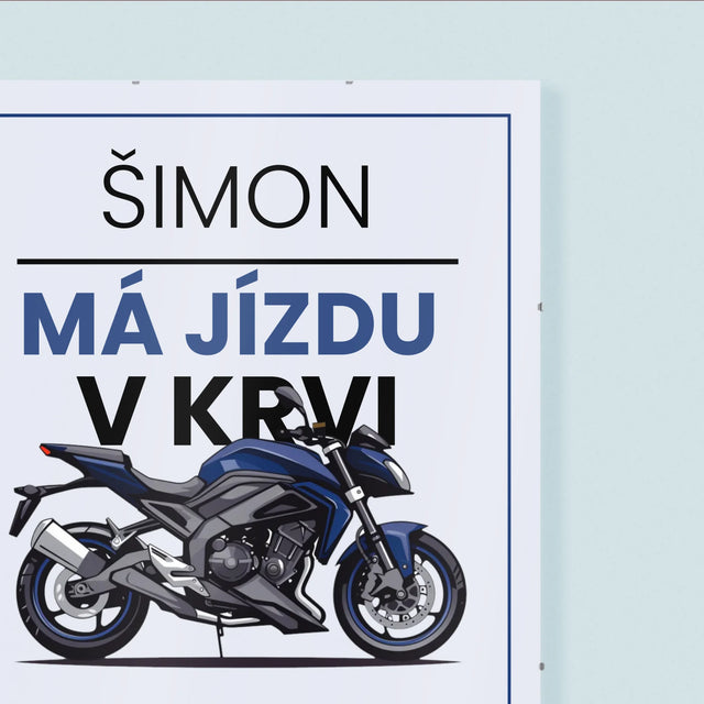 Fotokoláž: Jízdu Má V Krvi - Plakát