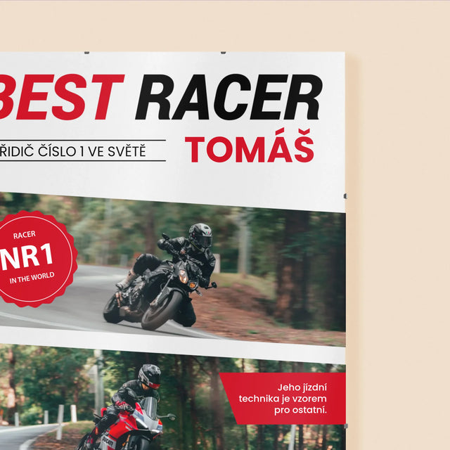 Obálka Časopisu: Best Racer - Plakát