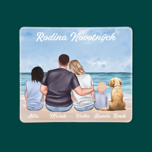 Designér Postav: Rodinný Portrét - Podložka Pod Myš