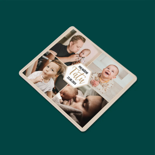 Fotokoláž: Pro Našeho Tátu - Podložka Pod Myš