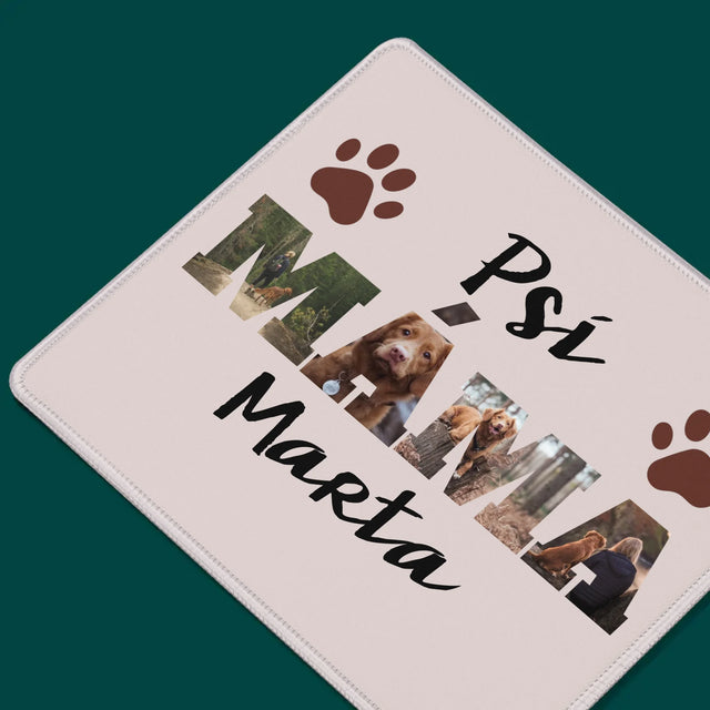 Slovo Z Fotek: Psí Máma Ve Fotkách - Podložka Pod Myš