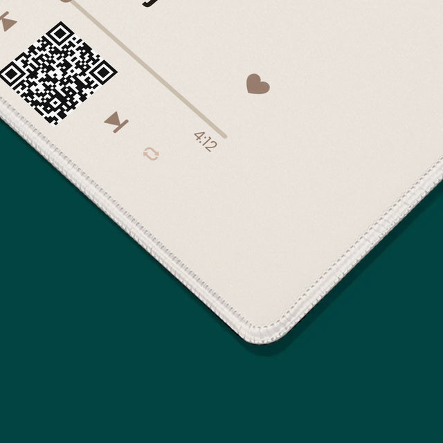 Fotka S Textem: Naše Píseň Na Qr - Podložka Pod Myš