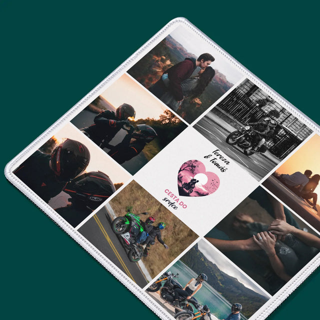 Fotokoláž: Cesta Do Srdce - Podložka Pod Myš