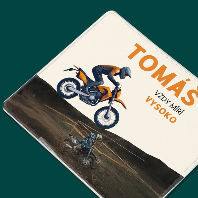 Fotka S Textem: Vždy Míří Vysoko - Podložka Pod Myš