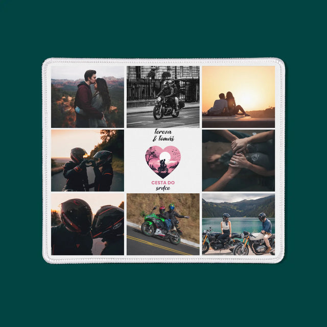 Fotokoláž: Cesta Do Srdce - Podložka Pod Myš