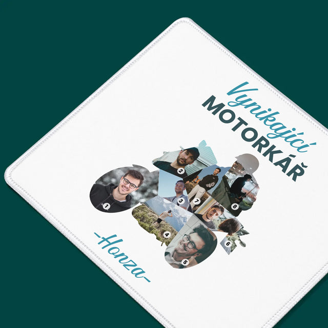 Tvar Z Fotek: Vynikající Motorkář - Podložka Pod Myš