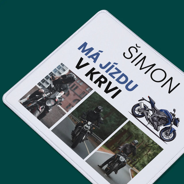 Fotokoláž: Jízdu Má V Krvi - Podložka Pod Myš