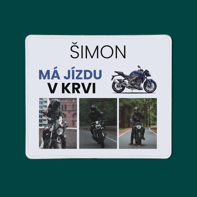Fotokoláž: Jízdu Má V Krvi - Podložka Pod Myš