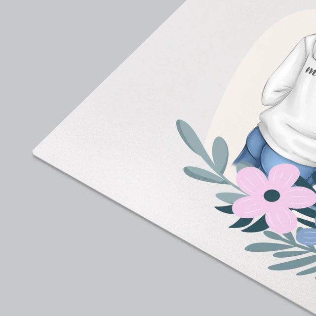 Designér Postav: Rodina S Dětmi - Podložka Na Psací Stůl