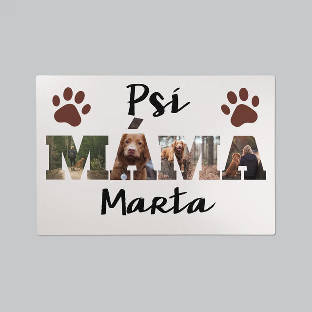 Slovo Z Fotek: Psí Máma Ve Fotkách - Podložka Na Psací Stůl