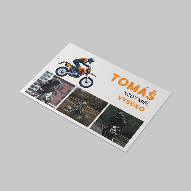 Fotka S Textem: Vždy Míří Vysoko - Podložka Na Psací Stůl