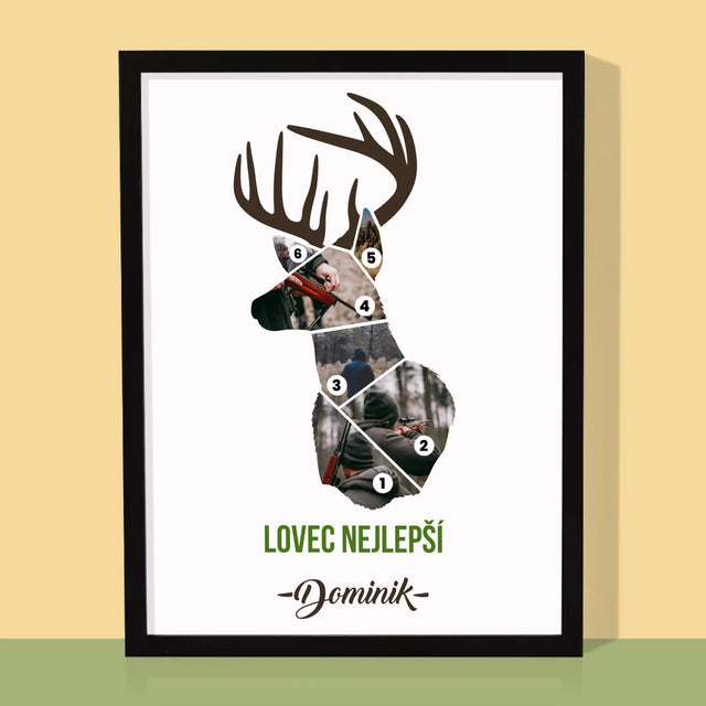 Tvar Z Fotek: Nejlepší Lovec - Tisk V Rámečku