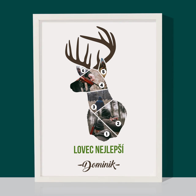 Tvar Z Fotek: Nejlepší Lovec - Tisk V Rámečku