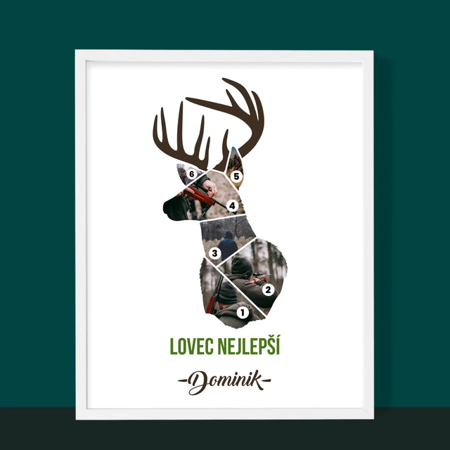 Tvar Z Fotek: Nejlepší Lovec - Tisk V Rámečku