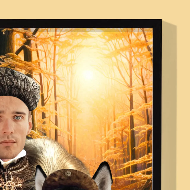 Královský Portrét: Šlechta Na Lovu: Královský Portrét - Tisk V Rámečku