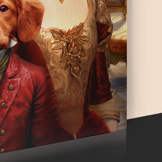 Královský Portrét: Dáma S Mazlíčkem: Královský Portrét - Tisk V Rámečku