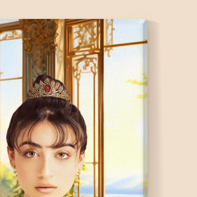 Královský Portrét: Dáma S Mazlíčkem: Královský Portrét - Tisk V Rámečku