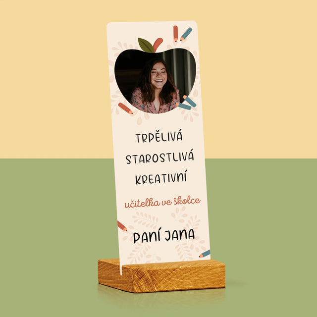 Fotka S Textem: Učitelka Ve Školce - Fotografie Na Akrylovém Skle Fotobudka