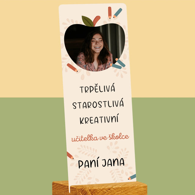 Fotka S Textem: Učitelka Ve Školce - Fotografie Na Akrylovém Skle Fotobudka