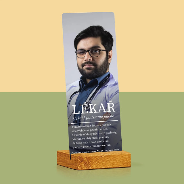 Fotka S Textem: Lékař Definice - Fotografie Na Akrylovém Skle Fotobudka
