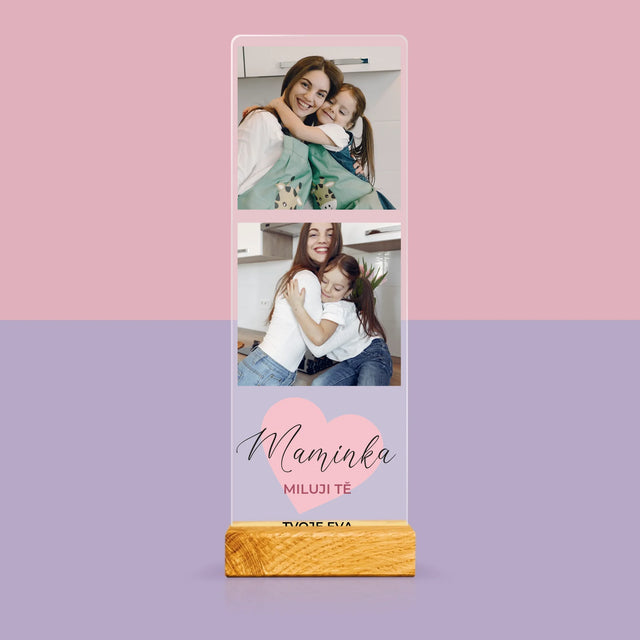 Fotokoláž: Maminka - Fotografie Na Akrylovém Skle Fotobudka