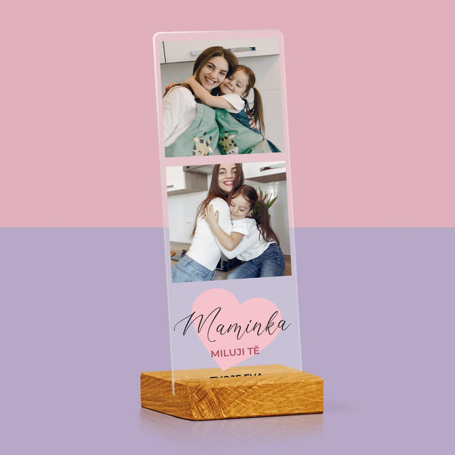 Fotokoláž: Maminka - Fotografie Na Akrylovém Skle Fotobudka