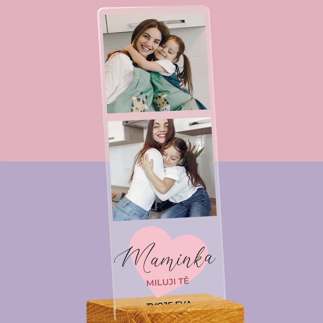 Fotokoláž: Maminka - Fotografie Na Akrylovém Skle Fotobudka