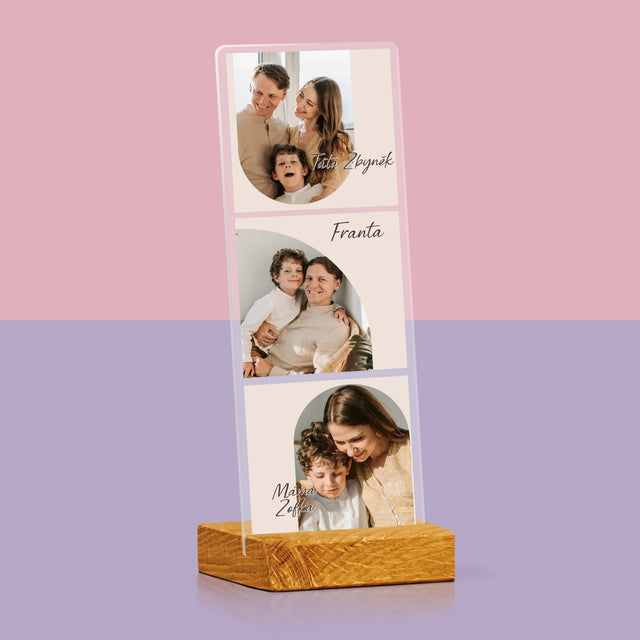 Fotka S Textem: Rodinná Fotografie - Fotografie Na Akrylovém Skle Fotobudka