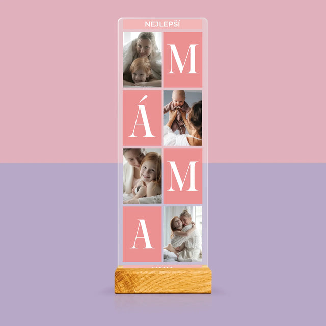 Fotokoláž: Nejlepší Máma Koláž - Fotografie Na Akrylovém Skle Fotobudka