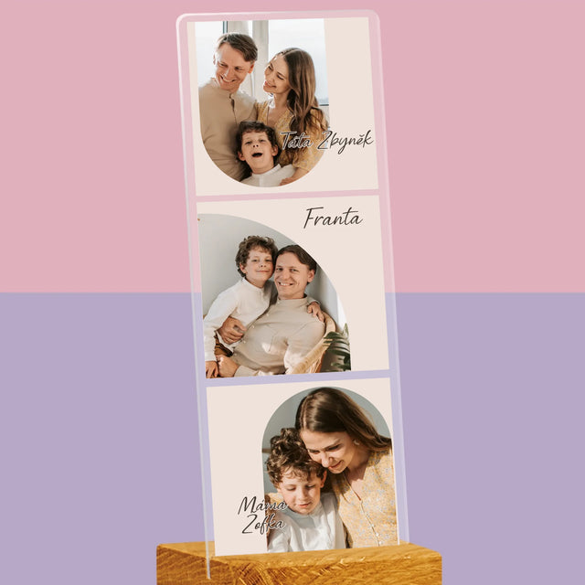 Fotka S Textem: Rodinná Fotografie - Fotografie Na Akrylovém Skle Fotobudka