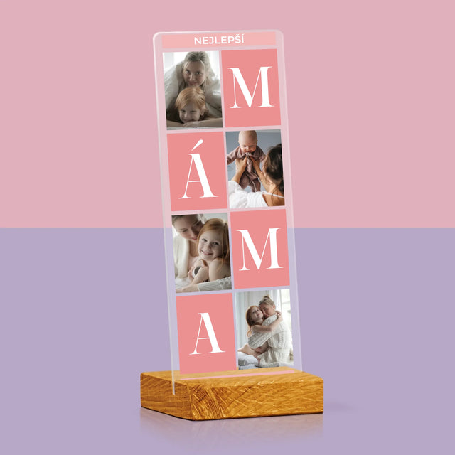 Fotokoláž: Nejlepší Máma Koláž - Fotografie Na Akrylovém Skle Fotobudka