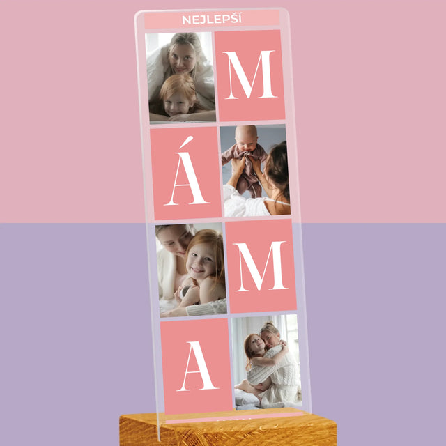 Fotokoláž: Nejlepší Máma Koláž - Fotografie Na Akrylovém Skle Fotobudka