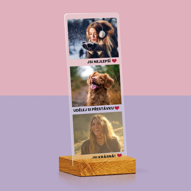 Fotka S Textem: Pozitivní Myšlenky - Fotografie Na Akrylovém Skle Fotobudka