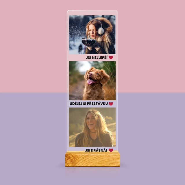 Fotka S Textem: Pozitivní Myšlenky - Fotografie Na Akrylovém Skle Fotobudka